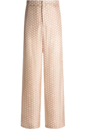 Bally Raka byxor med geometriskt tryck