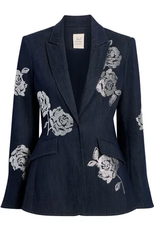 Cinq A Sept Cheyenne blazer med rosor