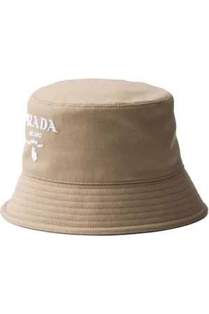 Prada Fiskehatt med broderad logotyp