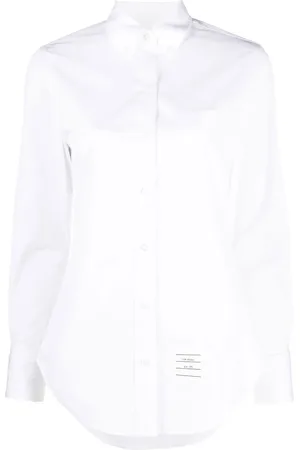 Thom Browne Långärmad skjorta med logotyp