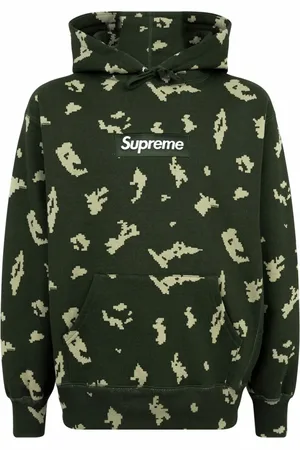 Supreme Hoodie med logotyp