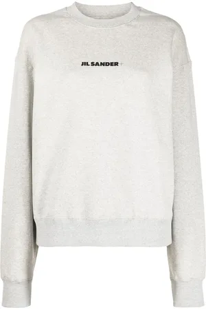 Jil Sander Sweatshirt med logotyp