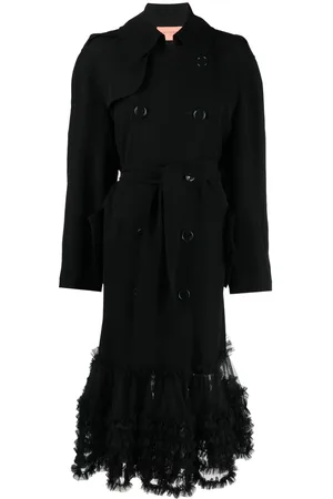 Viktor & Rolf Fancy trenchcoat med volangkant