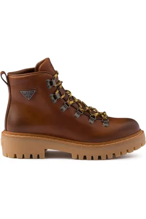 Prada Ankelboots med snörning
