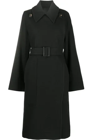 Rick Owens Militärinspirerad kappa med skärp
