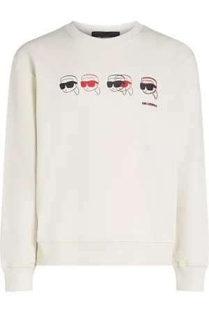 Karl Lagerfeld Ikon sweatshirt med grafiskt tryck