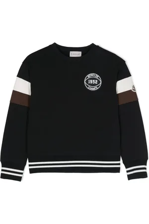 Moncler Sweatshirt med gummerad logotyp