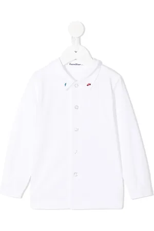 Familiar Skjorta med broderad krage