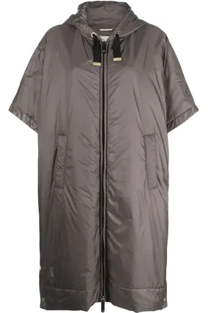 Max Mara Långärmad regnkappa med huva