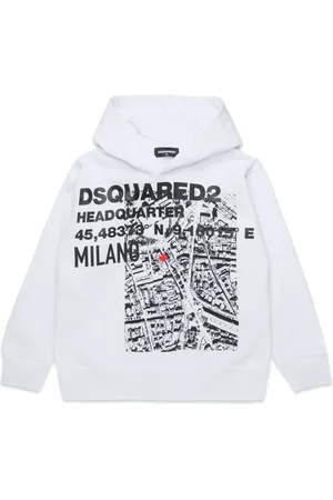 Dsquared2 Mönstrad hoodie