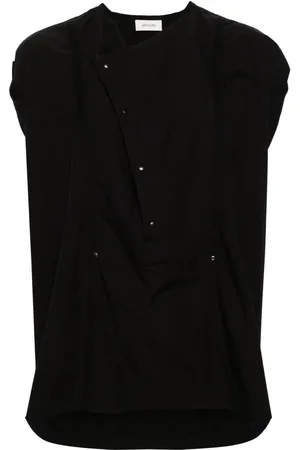 LEMAIRE ärmlös blus med panel