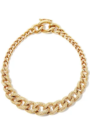 Shay Gradual Pave diamantarmband i 18K gult guld