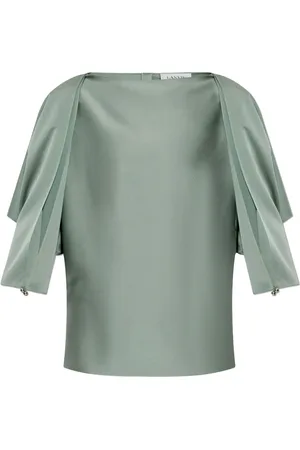 Lanvin Blus med satinfinish