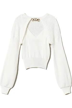 Twin-Set Set med tröja med logotypplakett