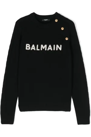Balmain Tröja med broderad logotyp