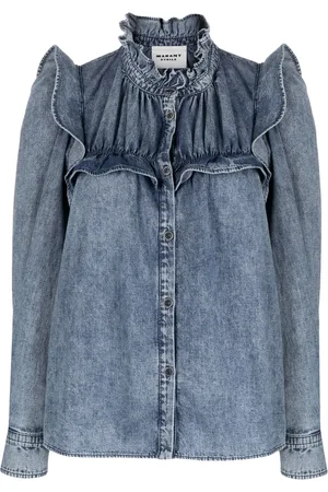 Marant Etoile Jeansskjorta med volang