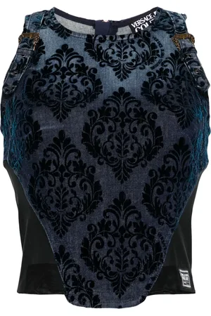 VERSACE Jeanstopp med flockad detalj