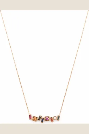 Suzanne Kalan Halsband i roséguld med safir