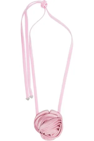 Prada Choker med rosapplikation