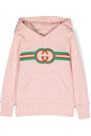Gucci Hoodie med broderad logotyp