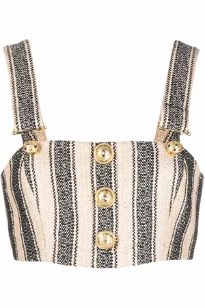 Balmain Randig croptop