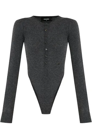Dsquared2 Stickad body med knäppning