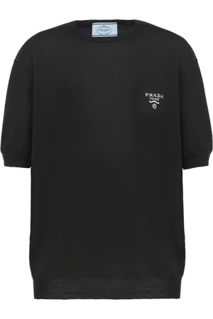 Prada Kashmirtröja med rundad hals