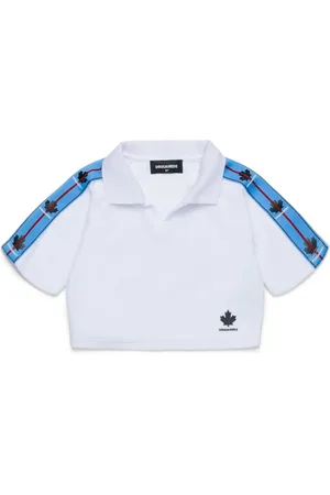 Dsquared2 Pikétröja med lönnmotiv