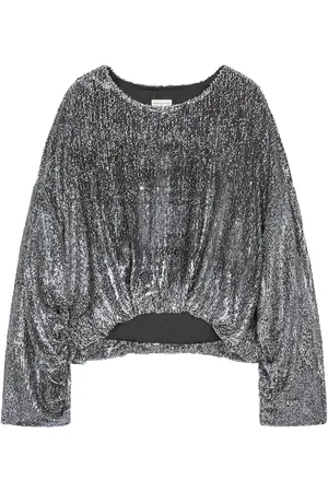 DRIES VAN NOTEN Paljettprydd topp
