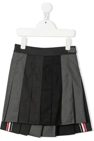 Thom Browne Plisserad kjol med färgblock