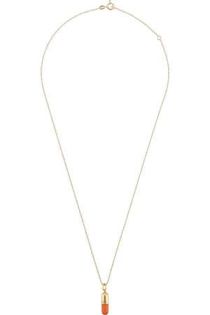 TRUE ROCKS Halsband med litet pillerformat hänge