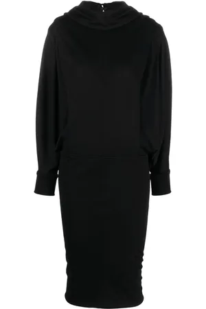 Saint Laurent Miniklänning med rullkrage