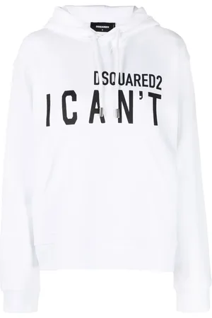 Dsquared2 Hoodie med slogan