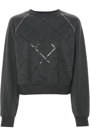 PESERICO SIGN Sweatshirt med pärldetalj