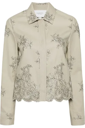 Giambattista Valli Skjorta med blomsterbrodyr