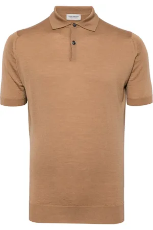 JOHN SMEDLEY Pikétröja i ull