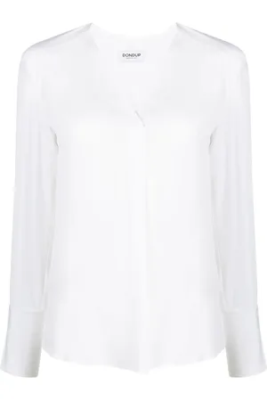 Dondup Blus med logotypplakett