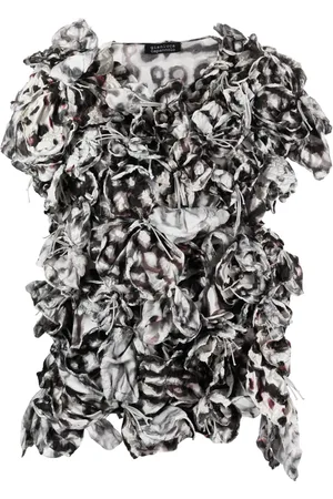 GIANLUCA CAPANNOLO Blus med blomsterbrodyr