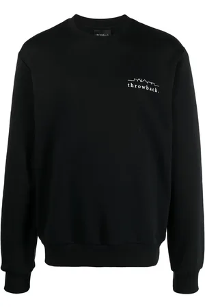 Throwback. Sweatshirt med logotyp