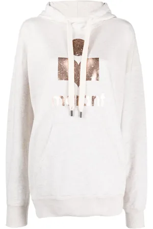 Marant Etoile Hoodie med logotyp