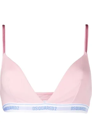 Dsquared2 Technicolor triangelbehå med logotypband