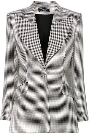 Styland Hundtandsmönstrad blazer