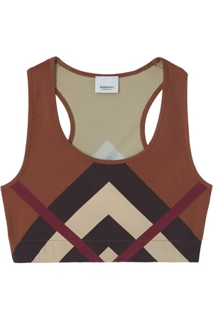 Burberry Rutigt croppat linne