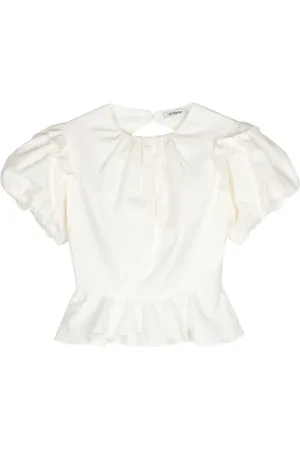 Parlor Blus med volangdetalj