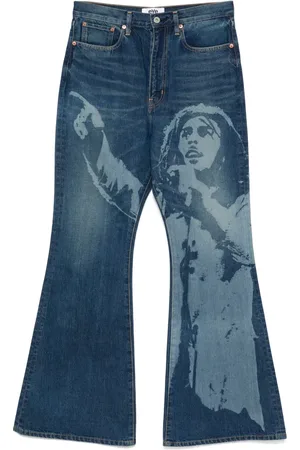 JUNYA WATANABE Mönstrade jeans