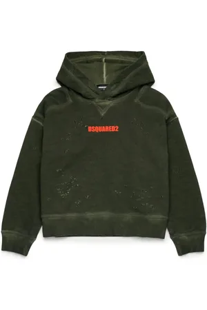 Dsquared2 Hoodie med logotyp