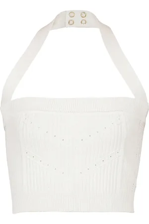 Balmain Stickat halterneck