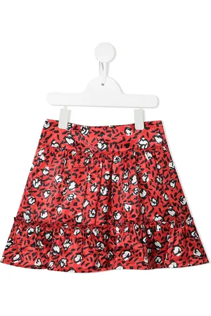 Marc Jacobs Utsvängd leopardmönstrad kjol