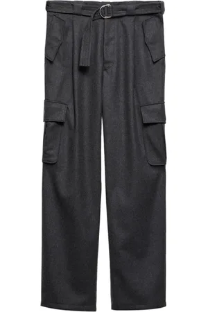 Prada Byxor med plisserad detalj