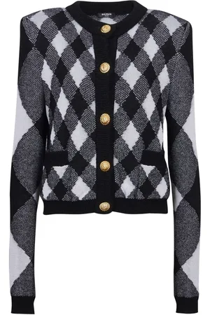 Balmain Ginghamrutig kofta